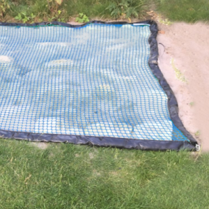 Sand Pit Cover with hooks